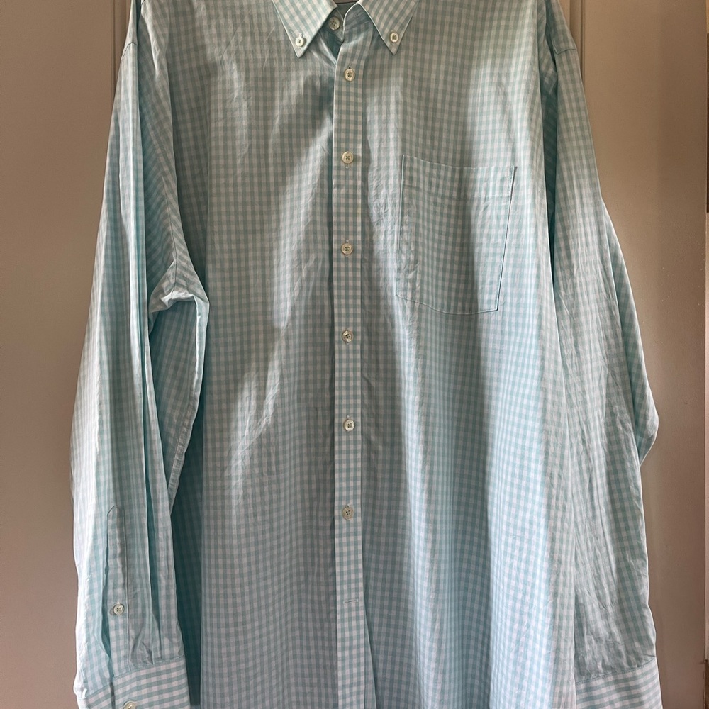 Southern Proper Light Blue Gingham Shirt